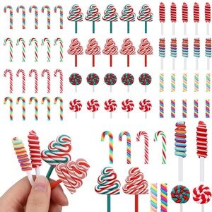 Festive Candy Swirl Party Picks